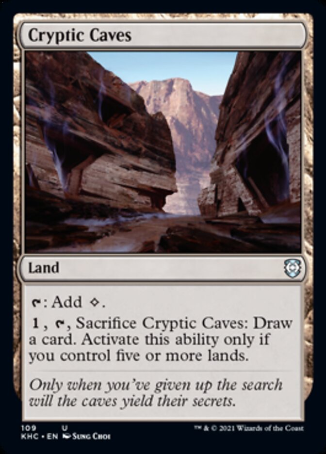 Cryptic Caves [Kaldheim Commander] | The Gaming Verse