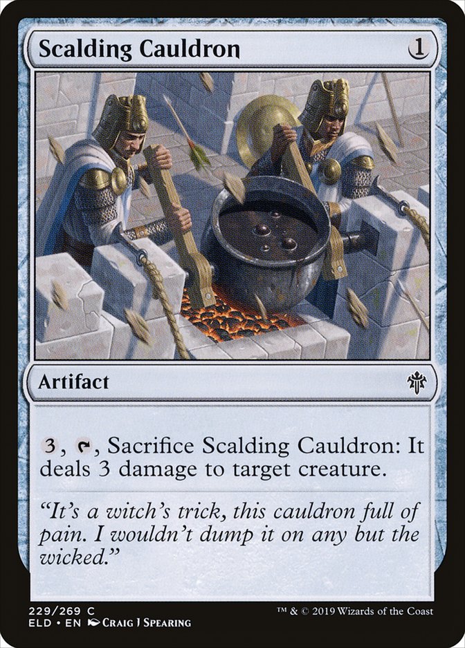 Scalding Cauldron [Throne of Eldraine] | The Gaming Verse