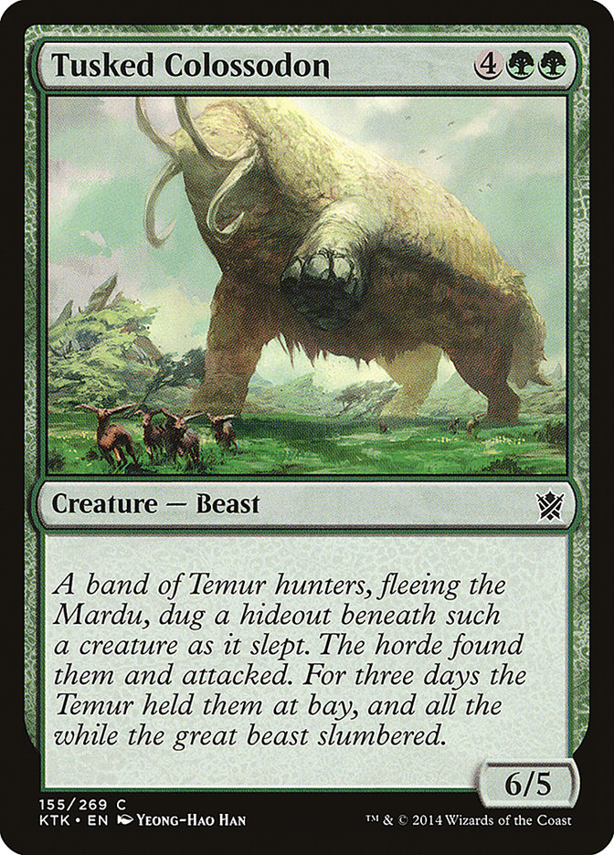 Tusked Colossodon [Khans of Tarkir] | The Gaming Verse