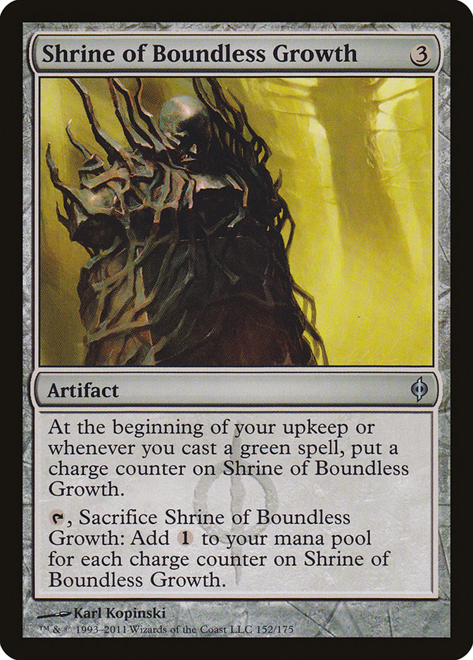 Shrine of Boundless Growth [New Phyrexia] | The Gaming Verse