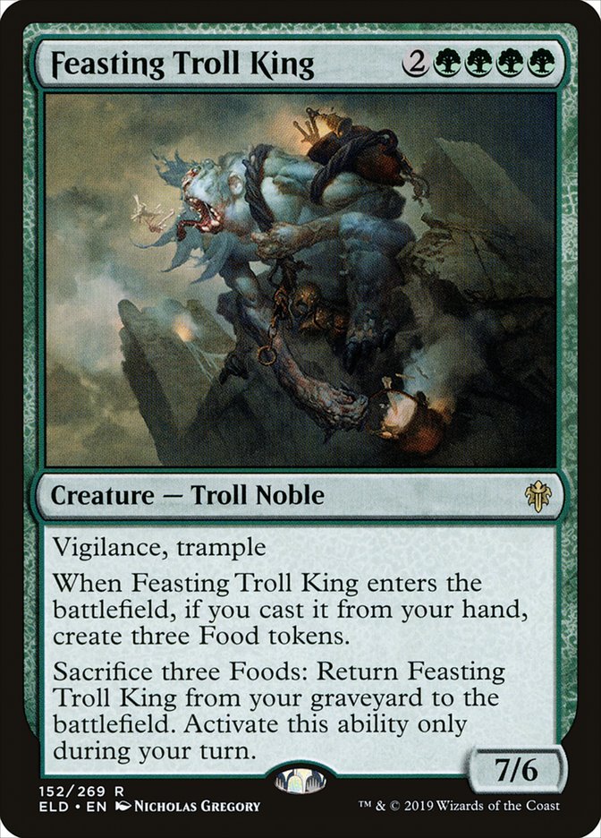 Feasting Troll King [Throne of Eldraine] | The Gaming Verse