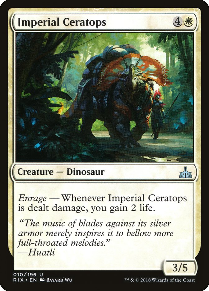 Imperial Ceratops [Rivals of Ixalan] | The Gaming Verse