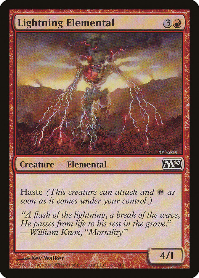 Lightning Elemental [Magic 2010] | The Gaming Verse