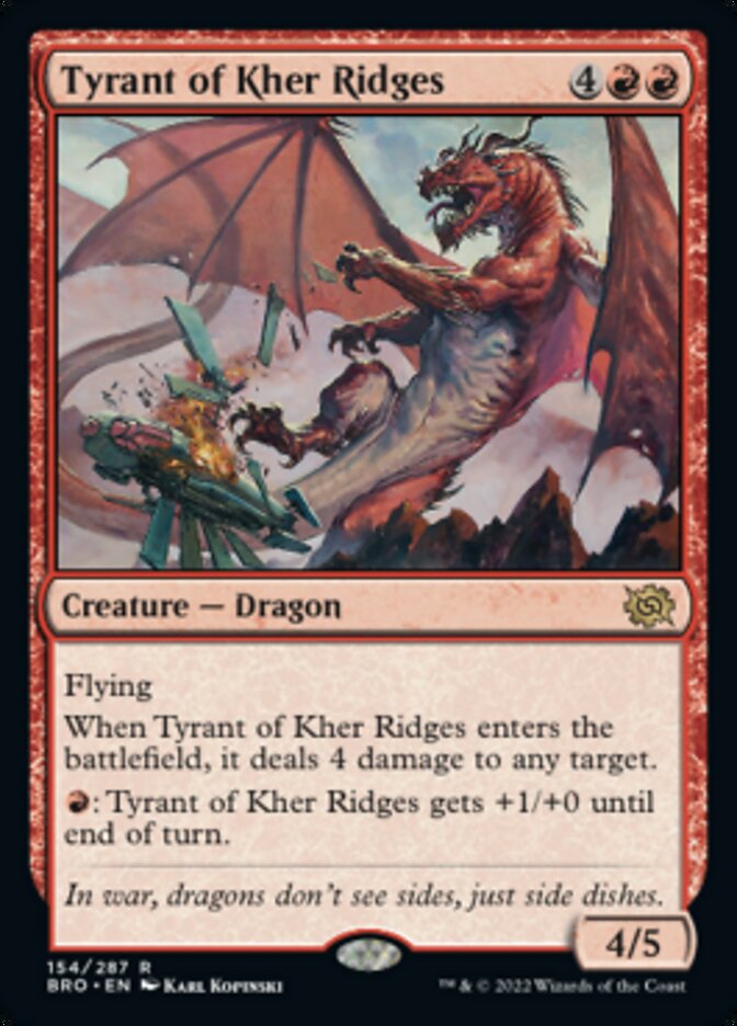 Tyrant of Kher Ridges [The Brothers' War] | The Gaming Verse