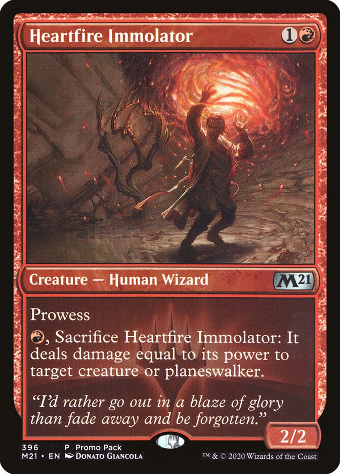 Heartfire Immolator (Promo Pack) [Core Set 2021 Promos] | The Gaming Verse