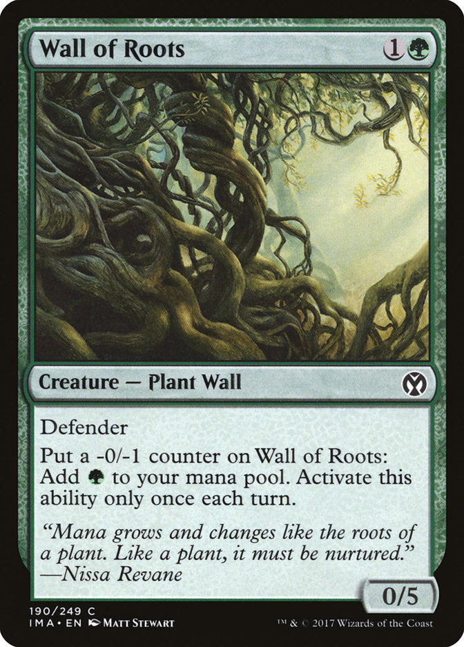 Wall of Roots [Iconic Masters] | The Gaming Verse