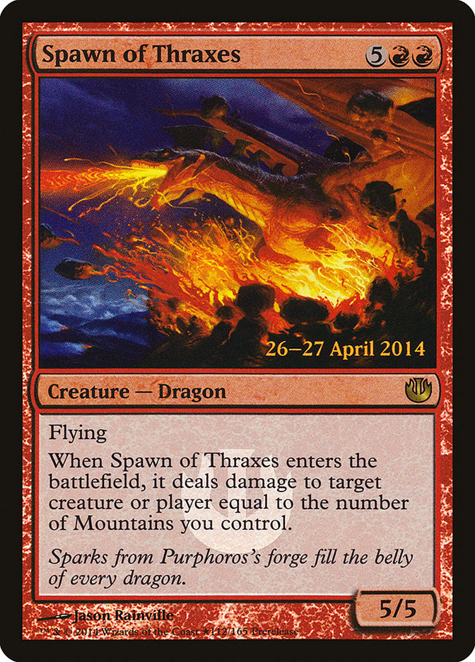 Spawn of Thraxes  (Prerelease) [Journey into Nyx Prerelease Promos] | The Gaming Verse