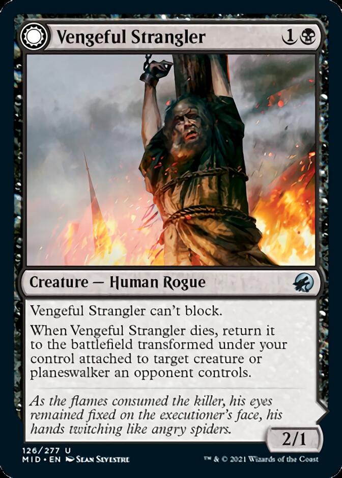 Vengeful Strangler // Strangling Grasp [Innistrad: Midnight Hunt] | The Gaming Verse