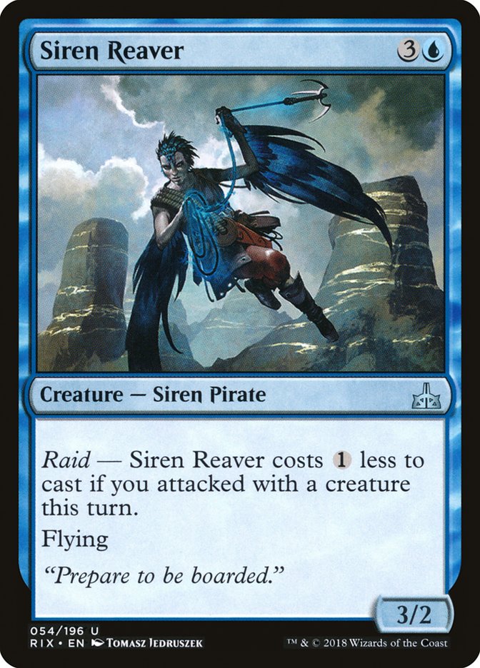 Siren Reaver [Rivals of Ixalan] | The Gaming Verse