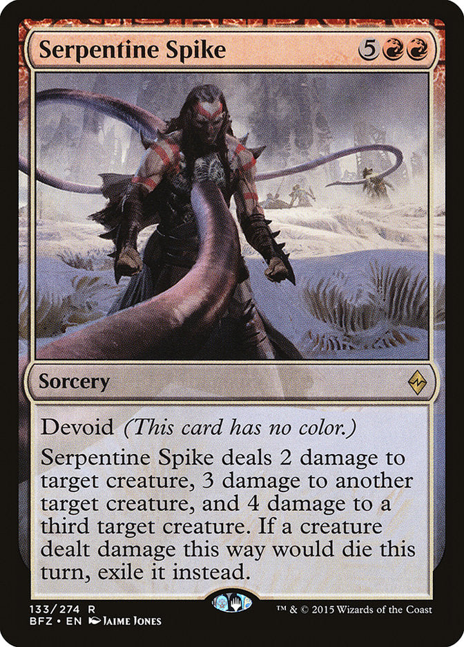 Serpentine Spike [Battle for Zendikar] | The Gaming Verse