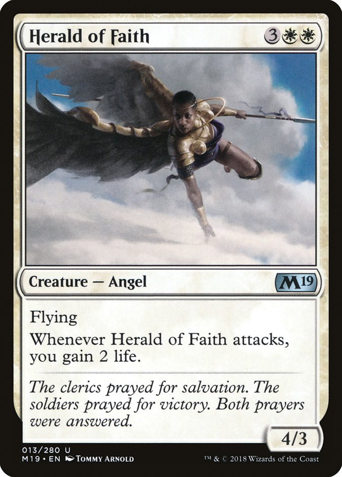 Herald of Faith [Core Set 2019] | The Gaming Verse