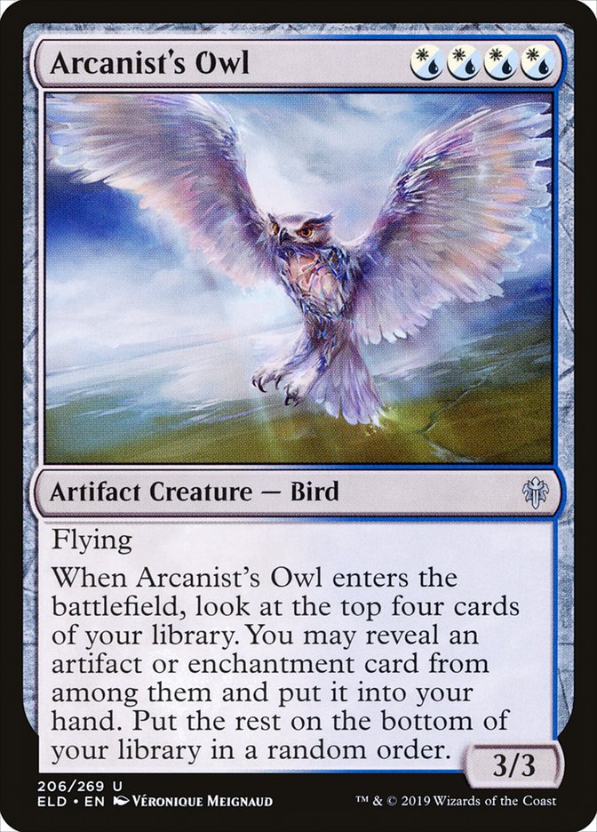 Arcanist's Owl [Throne of Eldraine] | The Gaming Verse