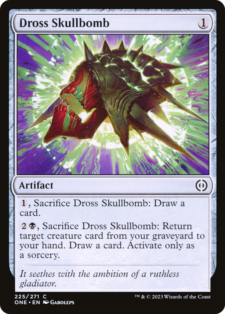 Dross Skullbomb [Phyrexia: All Will Be One] | The Gaming Verse