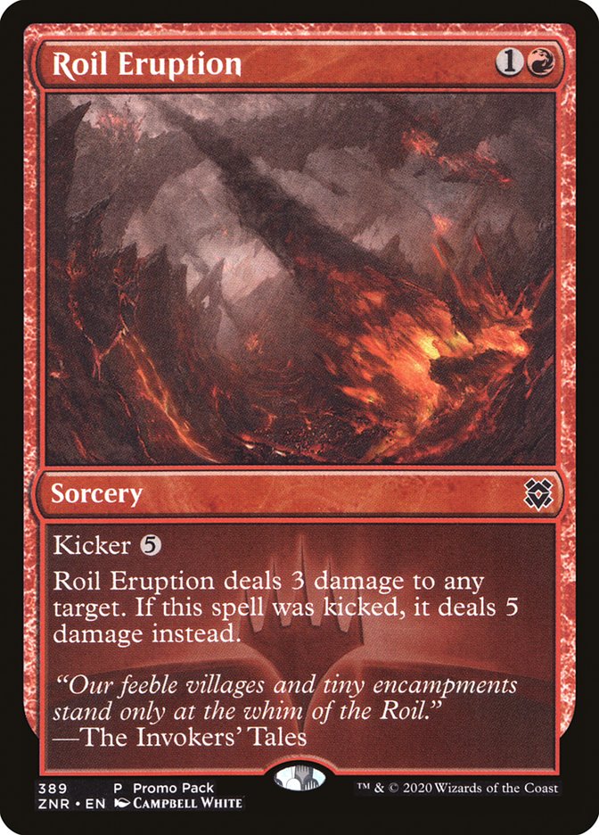 Roil Eruption (Promo Pack) [Zendikar Rising Promos] | The Gaming Verse