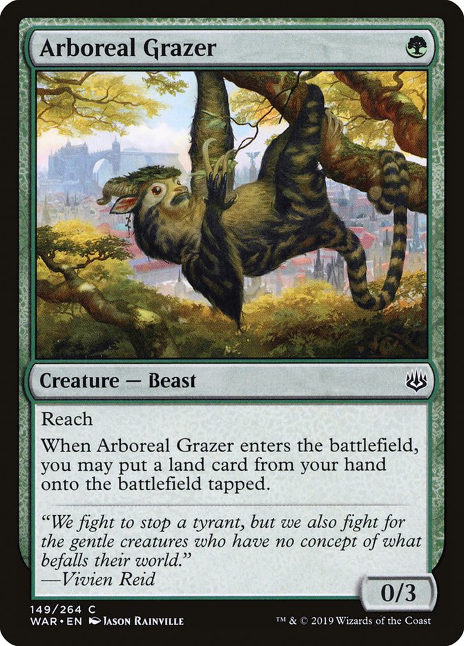 Arboreal Grazer [War of the Spark] | The Gaming Verse