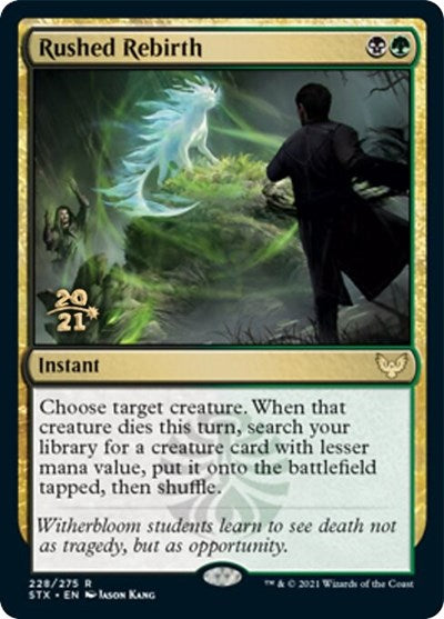 Rushed Rebirth [Strixhaven: School of Mages Prerelease Promos] | The Gaming Verse