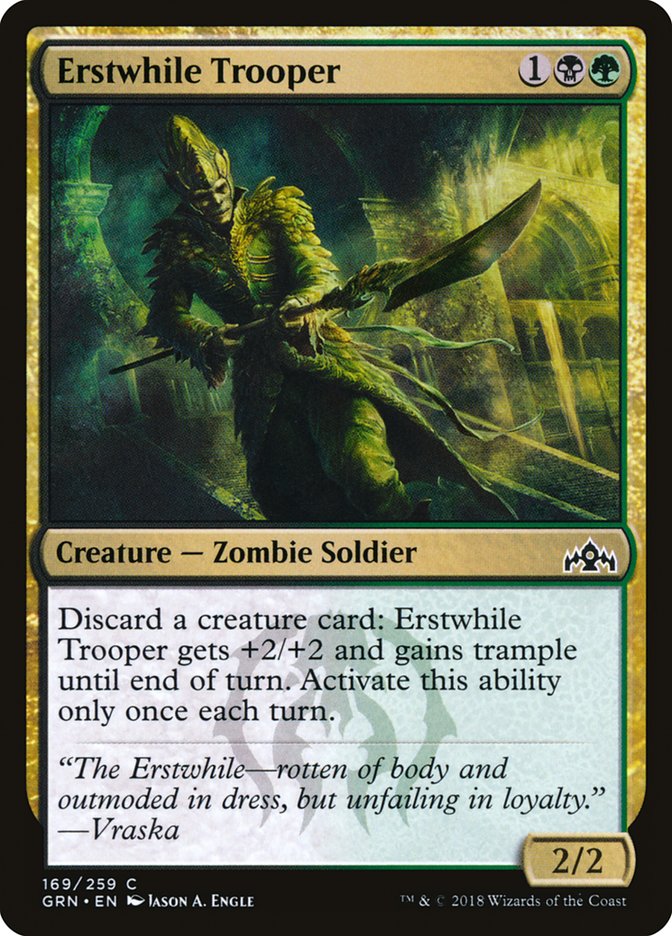 Erstwhile Trooper [Guilds of Ravnica] | The Gaming Verse