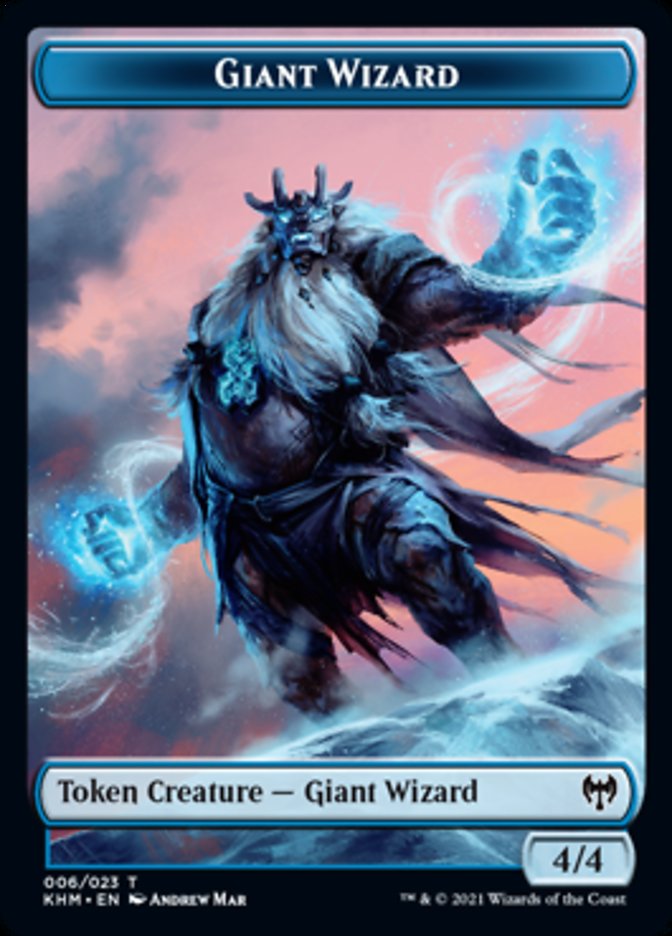 Giant Wizard Token [Kaldheim] | The Gaming Verse