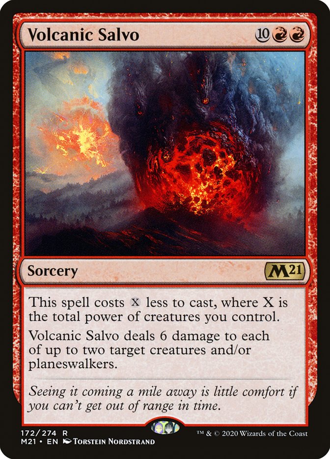 Volcanic Salvo [Core Set 2021] | The Gaming Verse