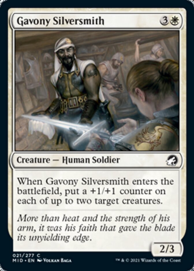 Gavony Silversmith [Innistrad: Midnight Hunt] | The Gaming Verse