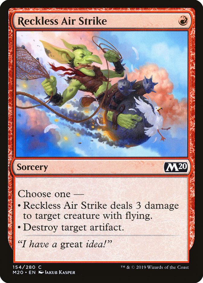 Reckless Air Strike [Core Set 2020] | The Gaming Verse