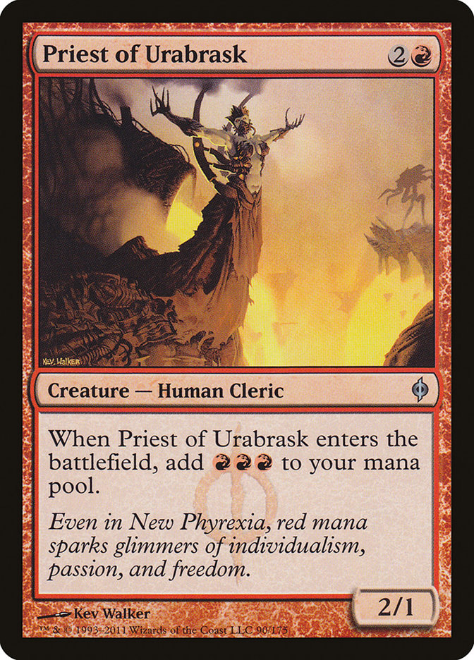 Priest of Urabrask [New Phyrexia] | The Gaming Verse