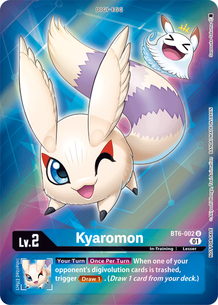 Kyaromon [BT6-002] (Alternative Art - Box Topper) [Double Diamond] | The Gaming Verse