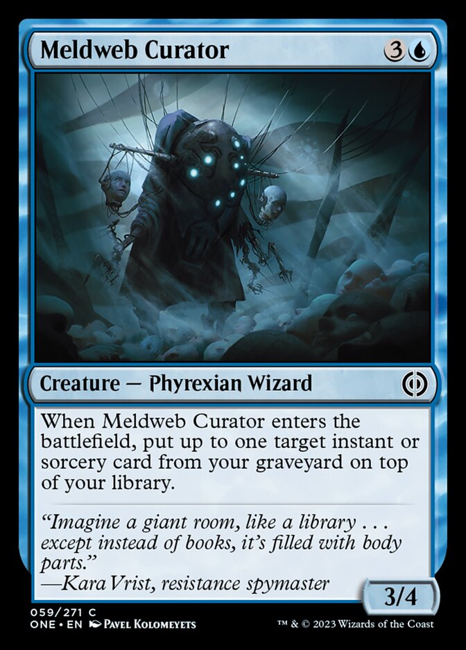 Meldweb Curator [Phyrexia: All Will Be One] | The Gaming Verse