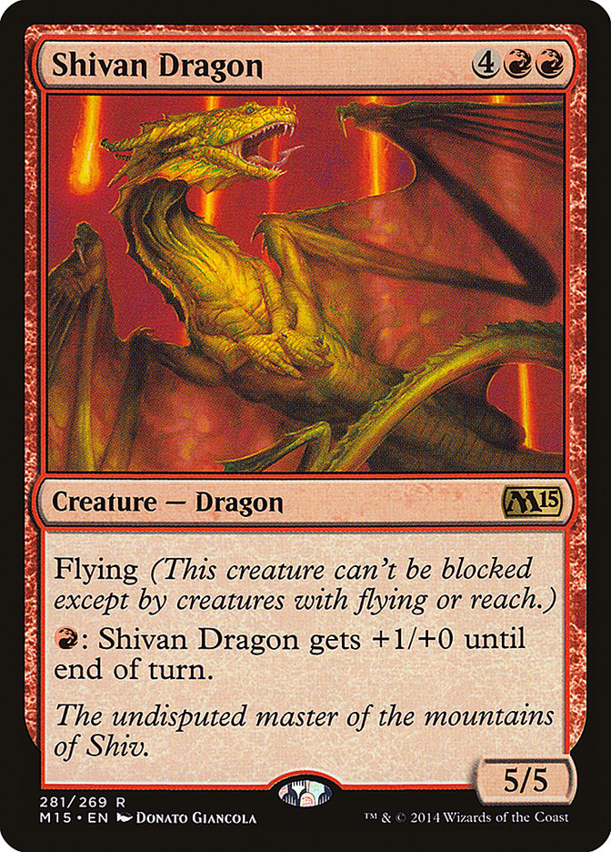 Shivan Dragon [Magic 2015] | The Gaming Verse