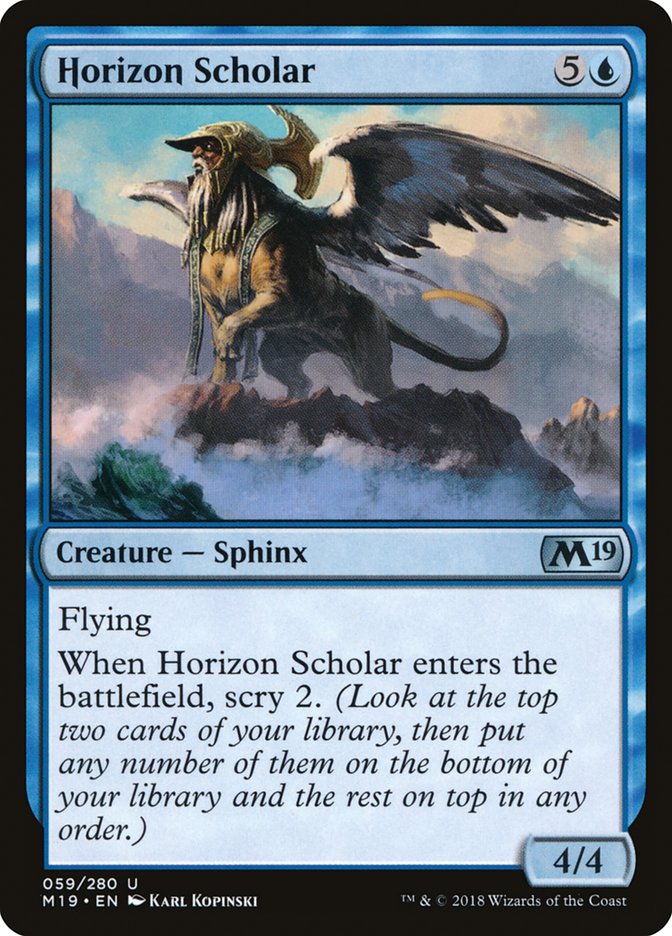 Horizon Scholar [Core Set 2019] | The Gaming Verse