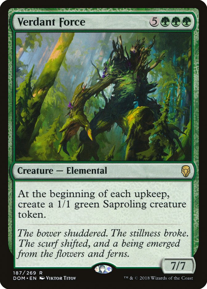 Verdant Force [Dominaria] | The Gaming Verse