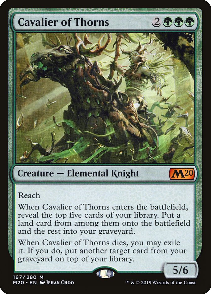 Cavalier of Thorns [Core Set 2020] | The Gaming Verse