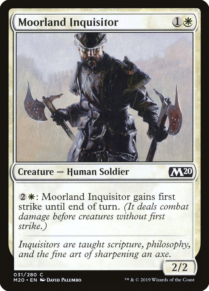 Moorland Inquisitor [Core Set 2020] | The Gaming Verse