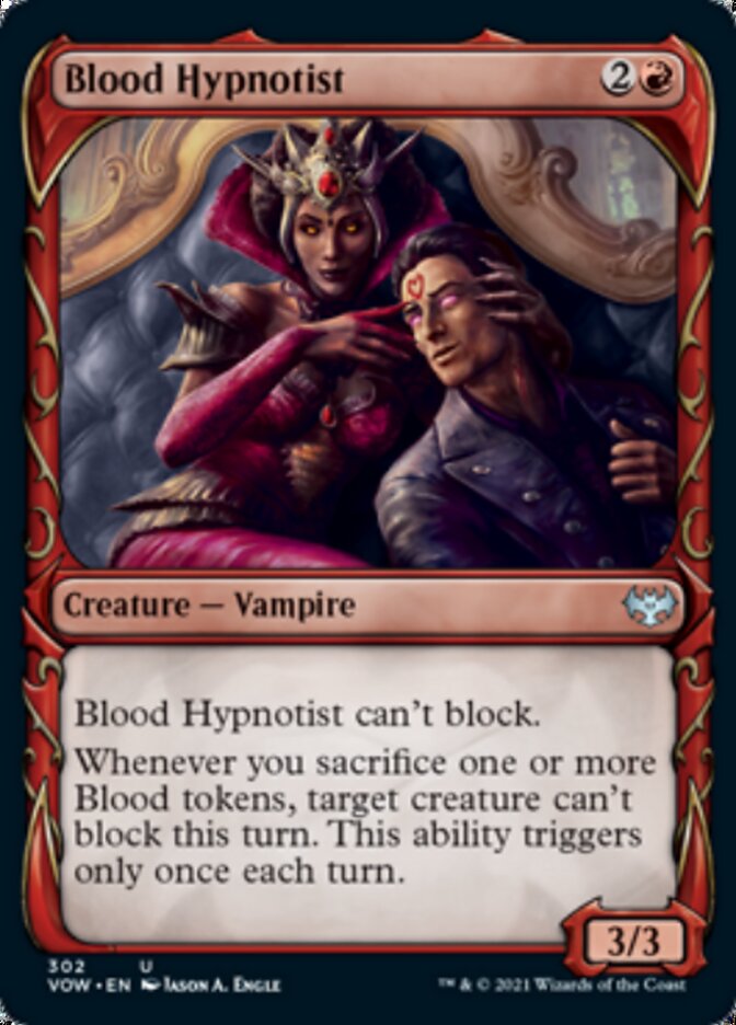 Blood Hypnotist (Showcase Fang Frame) [Innistrad: Crimson Vow] | The Gaming Verse