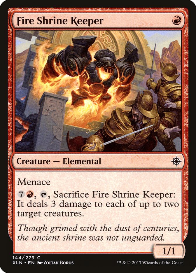 Fire Shrine Keeper [Ixalan] | The Gaming Verse