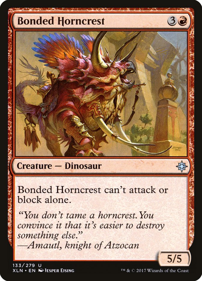 Bonded Horncrest [Ixalan] | The Gaming Verse