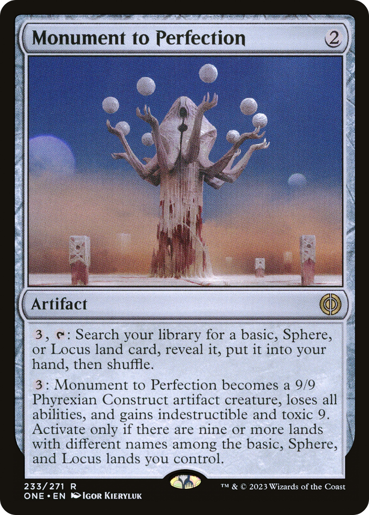 Monument to Perfection [Phyrexia: All Will Be One] | The Gaming Verse