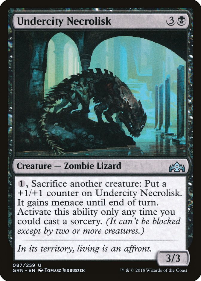 Undercity Necrolisk [Guilds of Ravnica] | The Gaming Verse