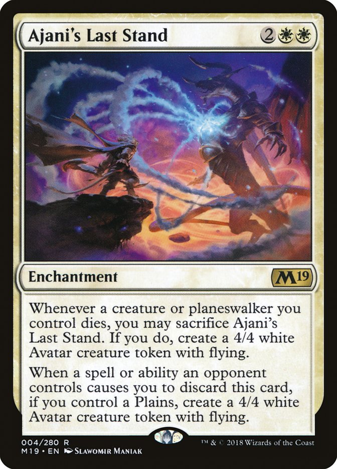 Ajani's Last Stand [Core Set 2019] | The Gaming Verse