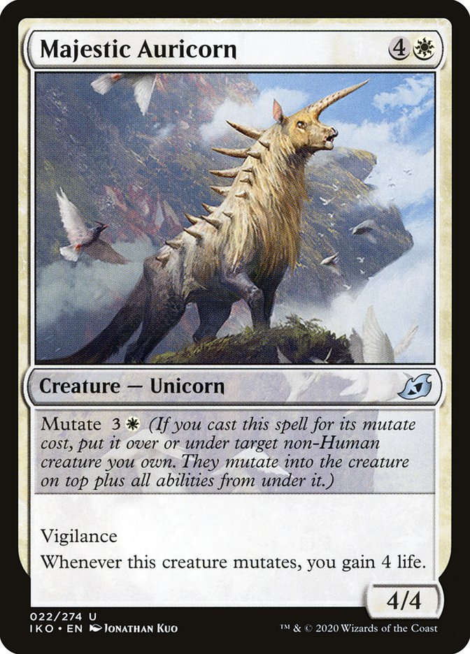 Majestic Auricorn [Ikoria: Lair of Behemoths] | The Gaming Verse