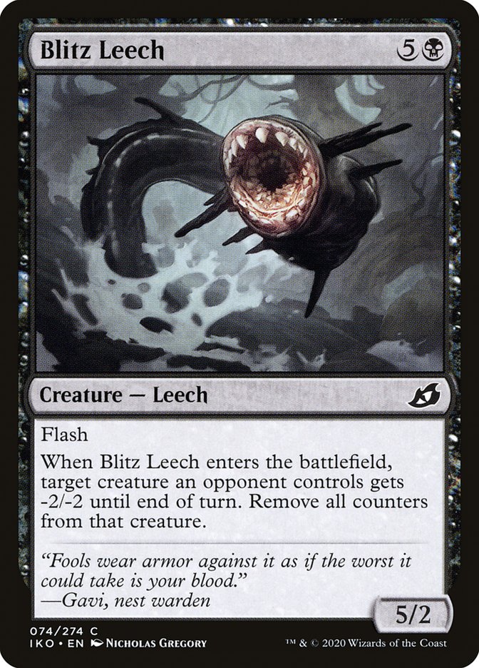 Blitz Leech [Ikoria: Lair of Behemoths] | The Gaming Verse