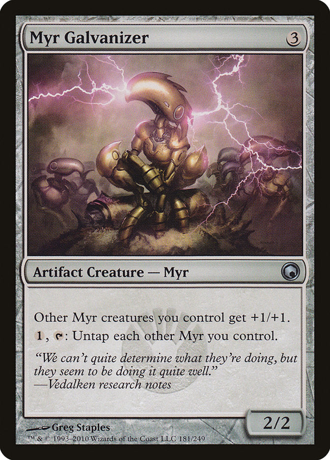 Myr Galvanizer [Scars of Mirrodin] | The Gaming Verse