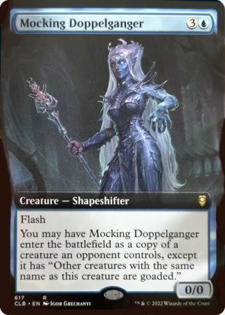 Mocking Doppelganger (Extended Art) [Commander Legends: Battle for Baldur's Gate] | The Gaming Verse