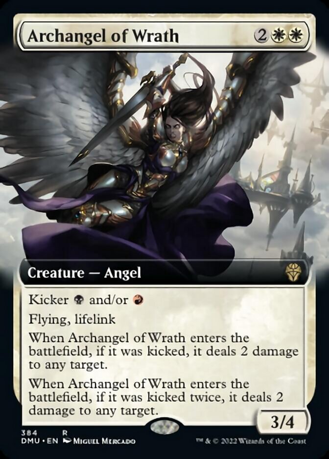 Archangel of Wrath (Extended Art) [Dominaria United] | The Gaming Verse