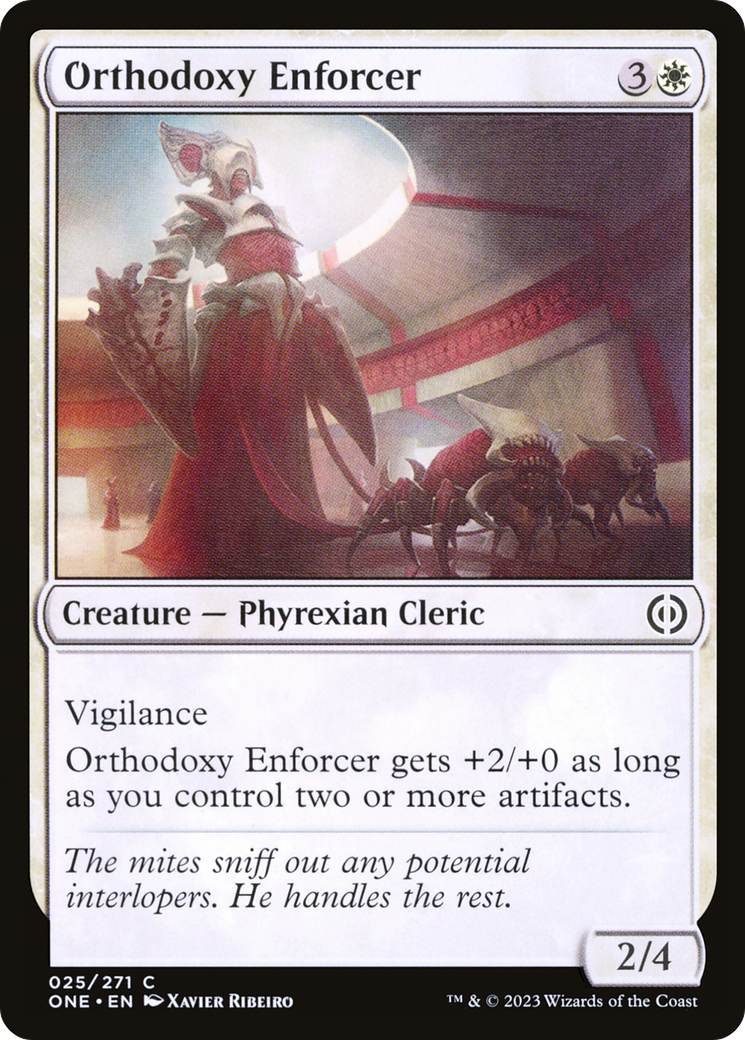 Orthodoxy Enforcer [Phyrexia: All Will Be One] | The Gaming Verse