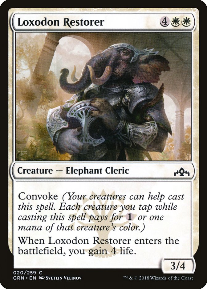 Loxodon Restorer [Guilds of Ravnica] | The Gaming Verse