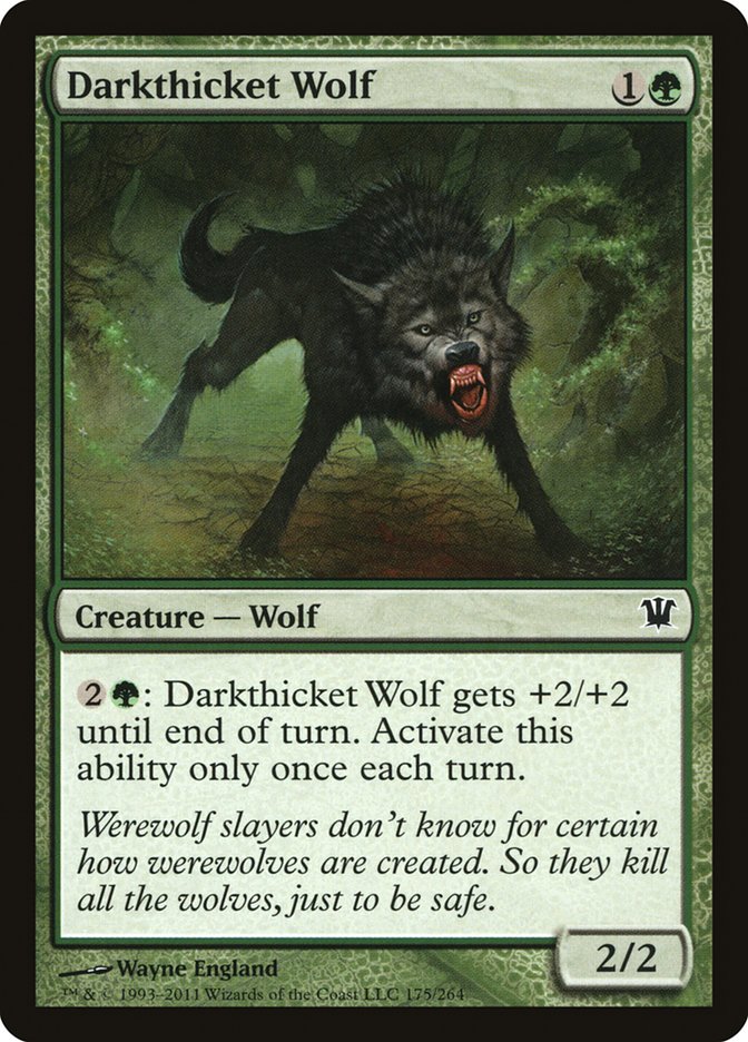 Darkthicket Wolf [Innistrad] | The Gaming Verse