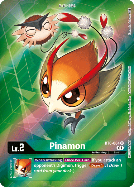 Pinamon [BT6-004] (Alternative Art - Box Topper) [Double Diamond] | The Gaming Verse