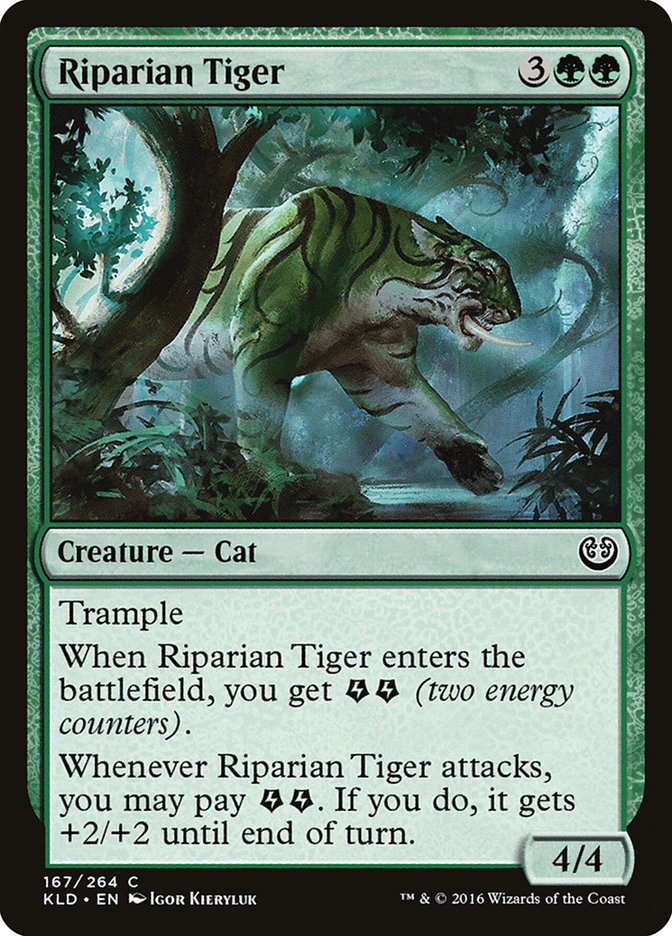 Riparian Tiger [Kaladesh] | The Gaming Verse