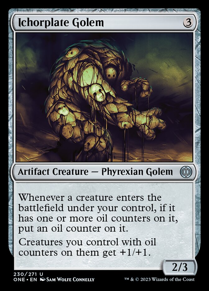 Ichorplate Golem [Phyrexia: All Will Be One] | The Gaming Verse